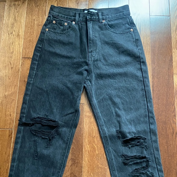 Black ripped jeans - Picture 3 of 4